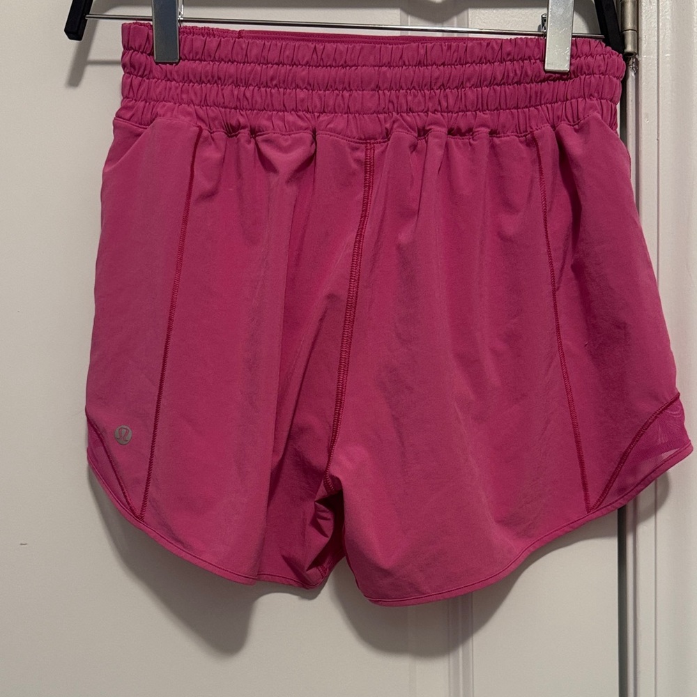 lululemon athletica Vibrant Pink Athletic Shorts - Picture 2 of 3
